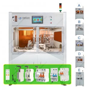 Internet of Things intelligent miniature circuit breaker automatic piercing and riveting equipment
