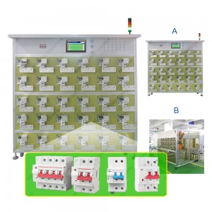 Energy meter external low voltage circuit breaker robot + automatic aging and testing equipment