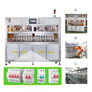 Energy meter external low-voltage circuit breaker automatic time-delay testing equipment