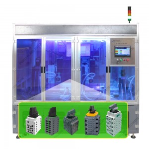 Automatic laser marking equipment for photovoltaic DC disconnect switches