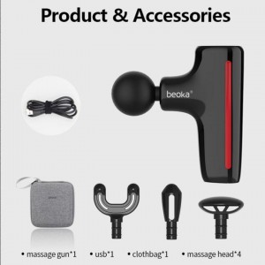 H2 mat USB Opluedstatiounen, Liichtgewiicht Portable Massage Gun
