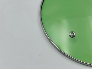 Green Tempered Glass Lid for Pots and Pans