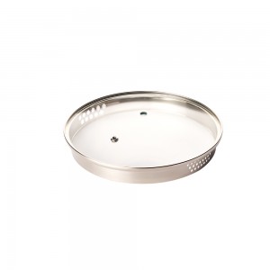 L Type (Strainer) Tempered Glass Lids for Cookware