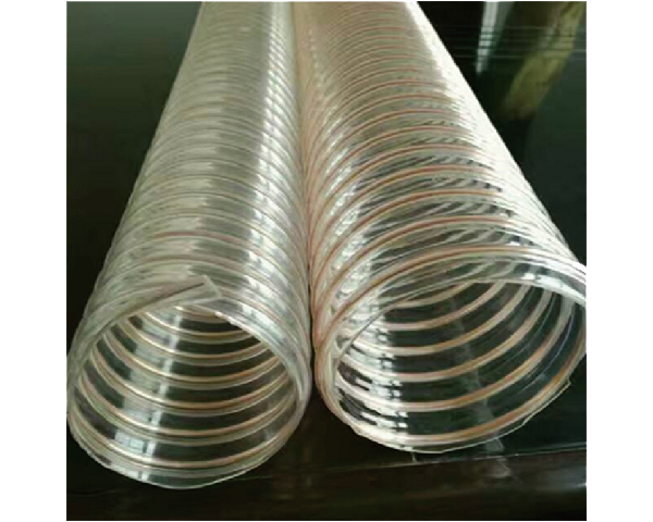 D75 or 2.99” PU hose with steel spiral