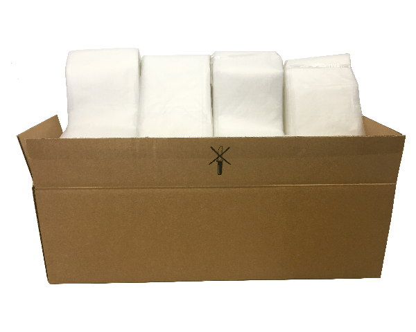 D357 Continuous folding bag, 4 bags/carton. Length 20m/bag, thickness 65-70um.