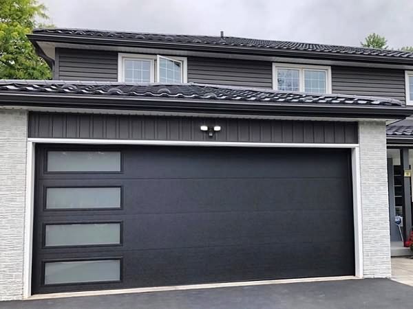 Best quality Glass Window Garage Door - Black Garage Doors – Bestar