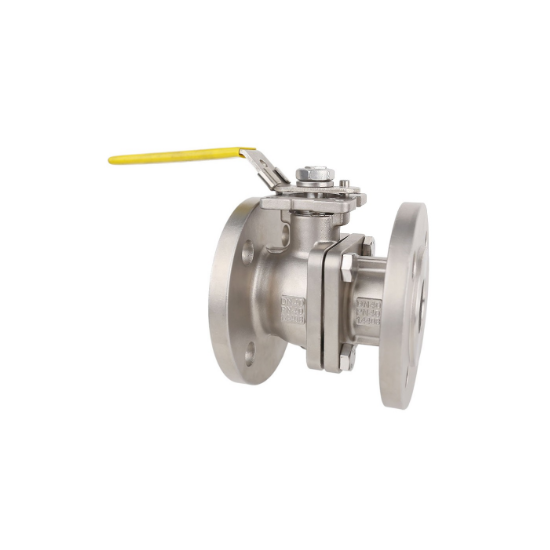 DIN STAINLESS STEEL FLANGED BALL VALVE WITH DIRECT MOUNTING PAD