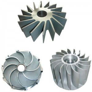 ISO stainless steel investment casting turbine impeller