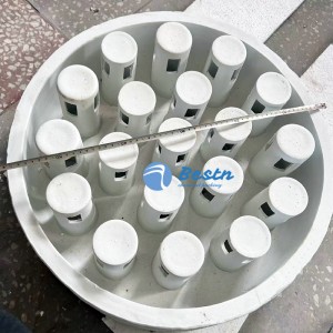 Ceramic Gas Liquid Distributor Groove-Tray Through Liquid Distributor for Rectifying Column