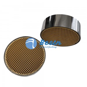 Combustion burn waste heat recovery tail gas purify honeycomb ceramic regenerator substrate