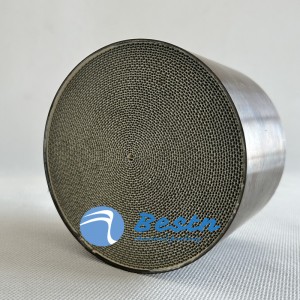 Three Way Catalytic Converter Metal Honeycomb Substrate with PT Pd pH for Automotive Exhaust Purification