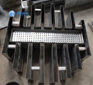 Stainless Steel 304 316L Tower Internals Metal Trough Pan Type Gas-liquid Distributor for Packing Column