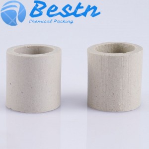 Tower Packing Rasching Ring Ceramic for Cooling Towers in Chemical Industry