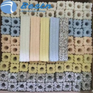 Colorful Mixing Aqua Bacteria Strips Square and Round Filter Materials Nitrifying Plum Bacteria House