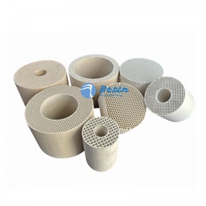 Cordierite Cylindrical Fan-shaped Honeycomb Ceramic Regenerator for Ladle and Intermediate Ladle Baking Device