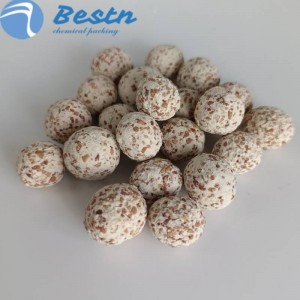 Filter Media Bacteria House Ceramic Ring Bio Culture Balls Red Sand Hollow Quartz Ball for Water Purification