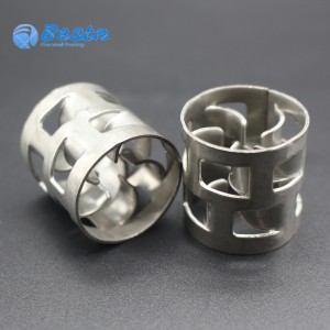 Manufactur standard High Capacity 316 Stainless Steel Metal Pall Ring for Absorption Tower Packing