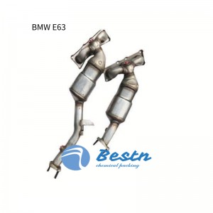 Metal Exhaust Catalyst Universal Ceramic Honeycomb Catalytic Converter for BMW E63 Q7 Audi Car Exhaust System