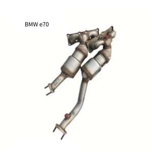 Metal Exhaust Catalyst Universal Ceramic Honeycomb Catalytic Converter for BMW E63 Q7 Audi Car Exhaust System