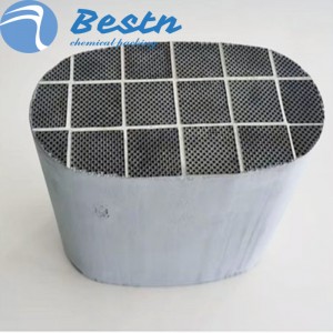 Good Heat Resistance Temperature and Thermal Conductivity Silicon Carbide Diesel Particulate Filter with Metal Shell