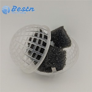 Suspension Biofilm Packing Media Plastic Cage Ball suspended Floating Ball for Water Treatment