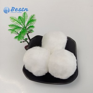 Sand Replace Swimming Pool Polyester Filter Fiber Balls 30mm-50mm for Water Treatment