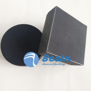 Waterproof Air Filters 100x100x100mm Honeycomb Activated Carbon Cube for Vocs Treatment