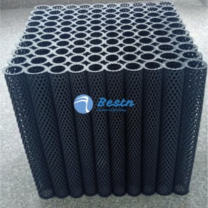 35mm 50mm 70mm 3D Grid Bio Block Degassing Filler Mesh Sprinklers and Water Traps for Waster Water Treatment