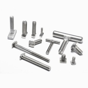 Bolts of industrial fasteners and hardware