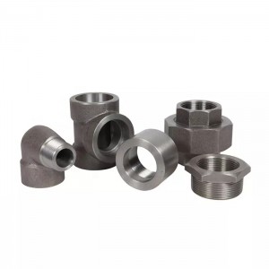 Forged steel high pressure threaded pipe fittings
