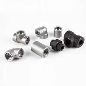 Forged steel high pressure threaded pipe fittings