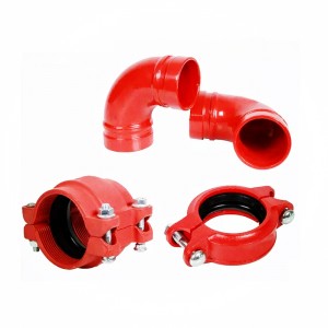 FM/UL Approved 232psi 10 Inch Grooved Flexible Coupling and Fittings