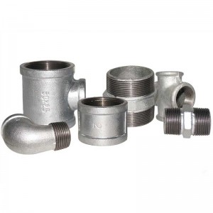 Water supply malleable iron pipe fitting