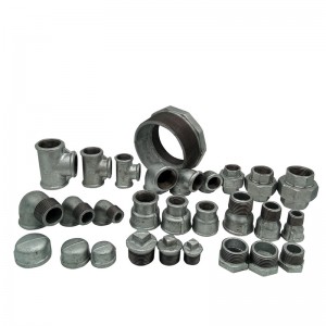 Water supply malleable iron pipe fitting