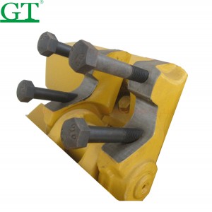Sell bulldozers and excavators bolts nuts for track shoe segment cutting blade roller