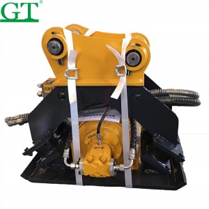 Construction excavator vibrating tamping compact rammer, vibrating plate compactor