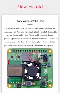 Raspberry PI POE+ HAT