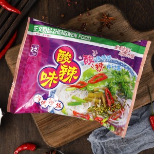 Hot and Sour Flavor Glass Noodles in bag