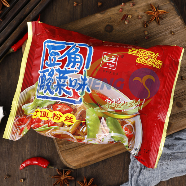 chinese spicy glass noodles Supplier –  Bagged pickled bean cabbage Glass Noodles in bag – Ruisheng