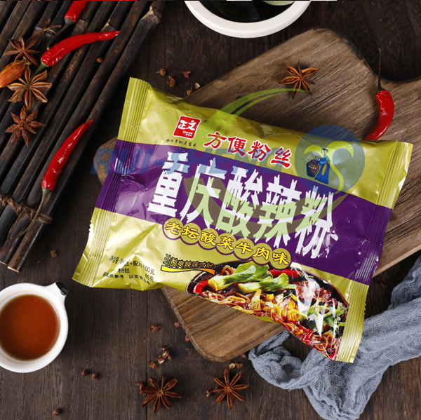OEM Best instant vermicelli Pricelist –  Chongqing Hot and Sour Glass Noodles in bag – Ruisheng