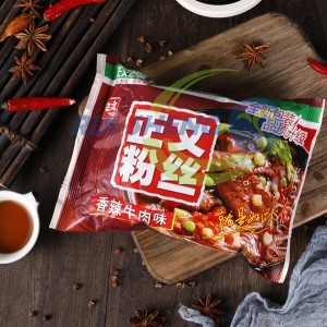 Spicy Beef Flavor Glass Noodles in bag
