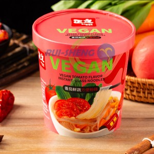 instant hot pot self heating Factories –  vegan tomato flavor instant  glass noodles – Ruisheng