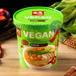 vegan mushroom flavor instant glass noodles