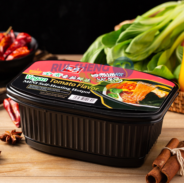 OEM Best self heating cup noodles Suppliers –  VeganTomato Flavor Self-Heating Mini Hotpot – Ruisheng