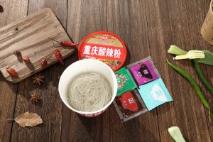 Chongqing Hot and Sour Glass Noodles, cup vermicelli
