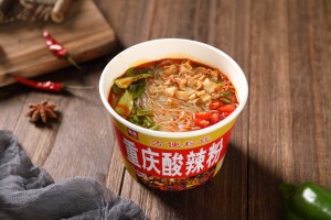 Chongqing Hot and Sour Glass Noodles, cup vermicelli