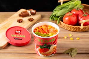 vegan tomato flavor instant  glass noodles