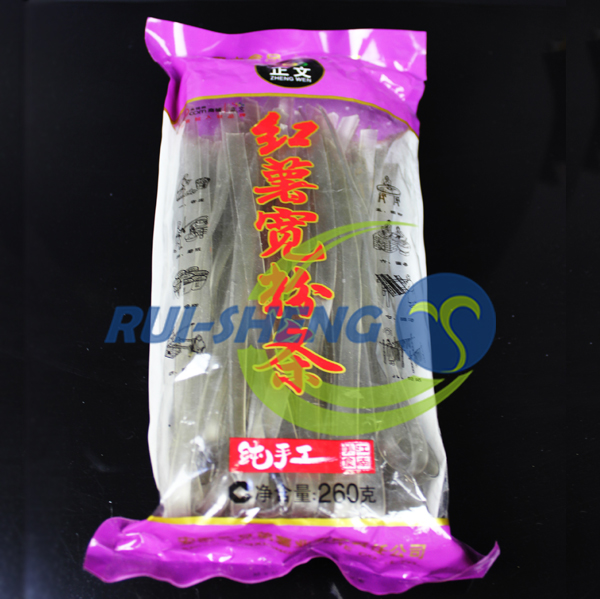 China wholesale translucent noodles Supplier –  wide glass noodles 260g – Ruisheng