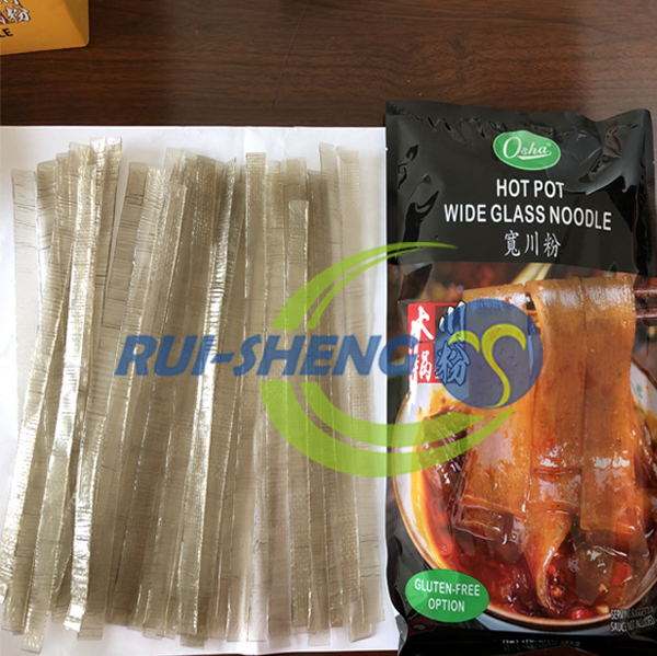 China wholesale potato cellophane noodles Manufacturer –  wide glass noodles 400g – Ruisheng