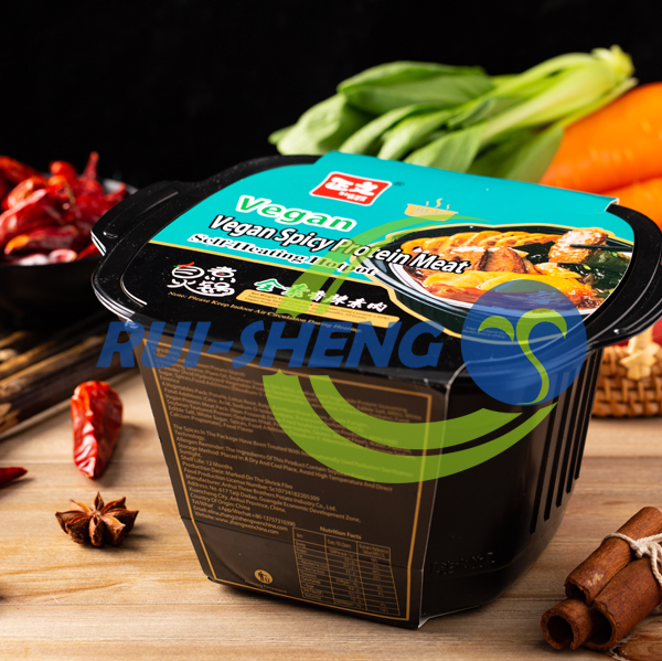 OEM Best vegetarian self heating hot pot Manufacturers –  VeganSpicy Protein Meat Self-Heating Hotpot – Ruisheng